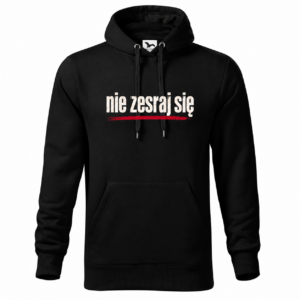 nie zesraj się — Bluza Cape 413 męska — czarna