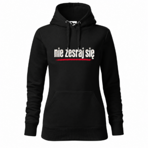 nie zesraj się — Bluza Cape 414 damska — czarna