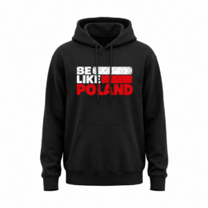 Be Like Poland — Bluza JiM Unisex 320 g/m² — czarna