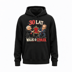 30 lat walki o stołek — Bluza JiM Unisex 320 g/m² — czarna