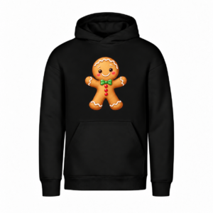 Wesoły pierniczek — Bluza Vibe Hoodie 431 unisex — czarna