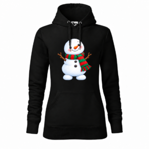 Bałwanek w szaliku — Bluza Cape 414 damska — czarna