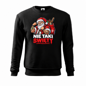 Nie taki święty — Bluza Essential 406 unisex — czarna