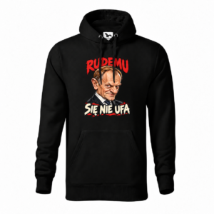 Rudemu się nie ufa — karykatura — Bluza Cape 413 męska — czarna